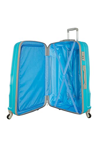 Skybags-Mint-79Cms-Large-Check-in-Polycarbonate-Hardsided-4-Smooth-Wheels-SpeedWheel-Trolley-8-Wheel-Suitcase-Turquoise-Blue-80-Centimeters