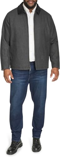 Image of Dockers Men's Wool Blend Quilted Bib Jacket Coat