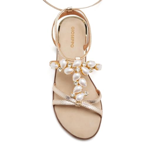 Sandales cuir et perles Janice finis les pieds douloureux grâce à un maintien souple et chic