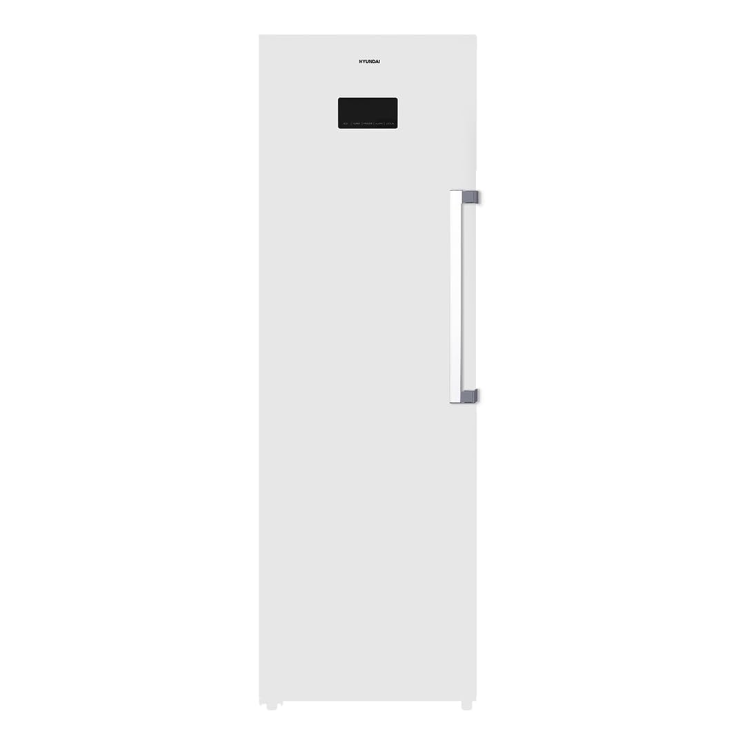 Hyundai Congelador Vertical Blanco HCV18560NDDW01. Capacidad 200 Litros, Sistema Dual Cooling, 4 Estrellas, Puerta Única Dirección, Modo Super Congelación, No Frost, Puerta Abatible, Bajo nivel Sonoro