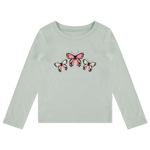 BTween Girls 4 Pack Long Sleeve Graphic T-Shirts Cotton Blend, Fun Vibrant Designs2