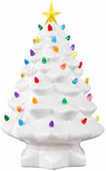 Amazon Com Mr Christmas White 14 Nostalgic Tree Home Kitchen