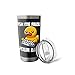 Debugging Expertise Rubber Duck Humor Software Engineer Stainless Steel Insulated Tumbler