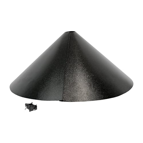 Woodlink NABAF18 Audubon Wrap Around Squirrel Baffle, 18-Inch - Black