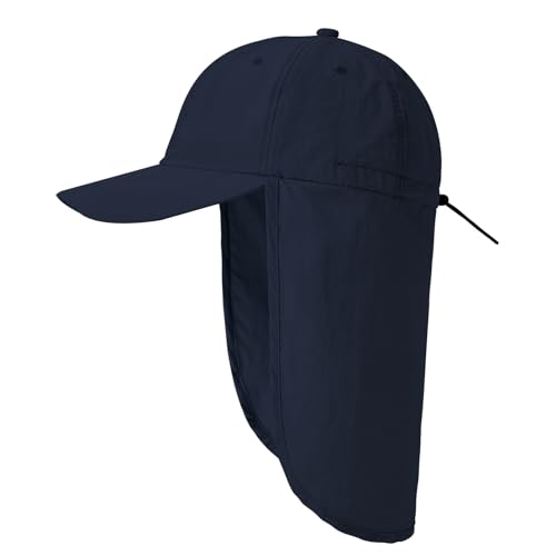 Image of American Trends Mens Sun Hat with Neck Flap, UV Protection Outdoor Flap Hat, Packable Soft Fishing Hiking Gardening Hat