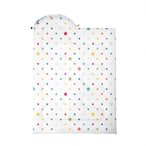Erosebridal Bolsa de Dormir Rectangular Poliéster Color Seafoam Green Tamaño Tw para 1 Persona, Para Camping Tres Temporadas miniatura 2