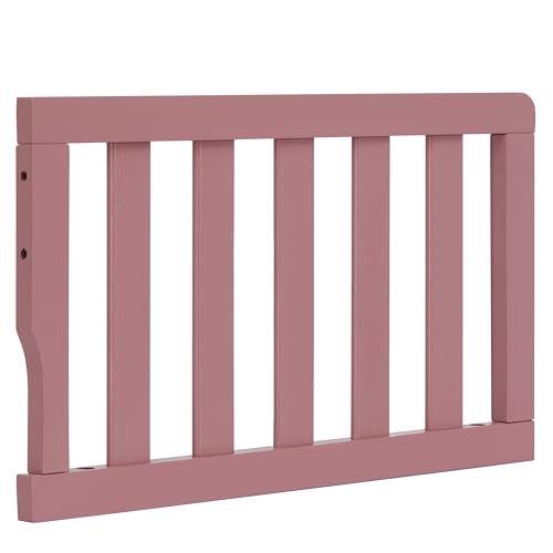 Image of Dream On Me Universal Convertible Crib Toddler Guard Rail in Rose, Compatible with Select Dream On Me Cribs, Crib to Toddler Bed Conversion, Easily Attachable