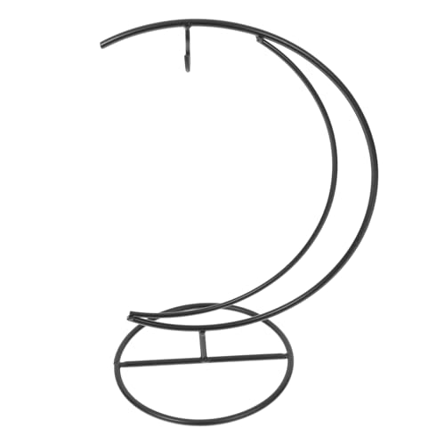 Soporte de terrario de hierro con base estable para colgar globos de cristal 4