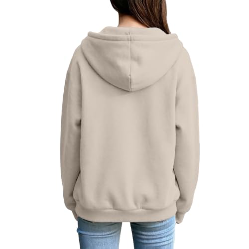 Womens Zip Up Hoodies 2026 Y2k Casual Long Sleeve Oversized Lightweight Sweatshirt Cute Hooded Jackets with Pockets - image 4