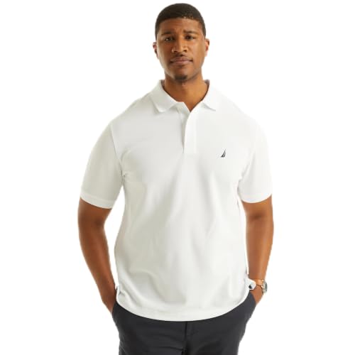 Image of Nautica Men's Performance Pique Polo Shirt | Designed Exclusively for Big & Tall Men