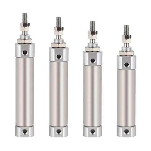 Vérin pneumatique double effet CDJ2B 16mm course 200mm mini vérin inox de précision