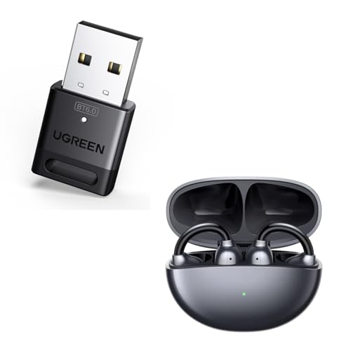 Écouteurs Bluetooth Clipbuds UGREEN audio ouvert et clé USB Bluetooth 6.0 pour PC et mobile