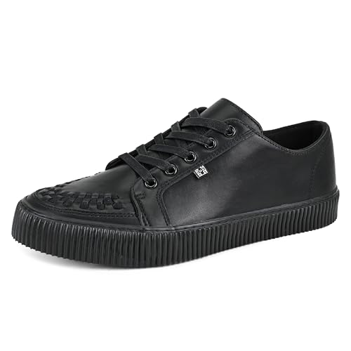 Zapatillas de moda T.U.K. de ante premium con estética punk y rock 3