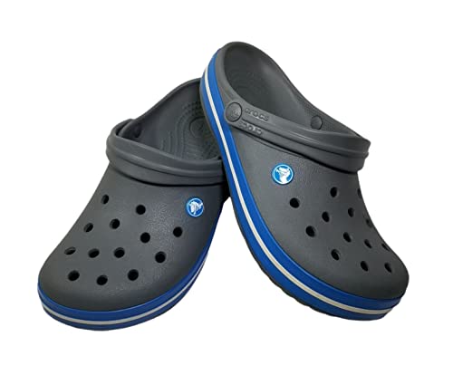 crocs Unisex Adult Charcoal/Ocean Crocband Clog 11016-07W-M4W6