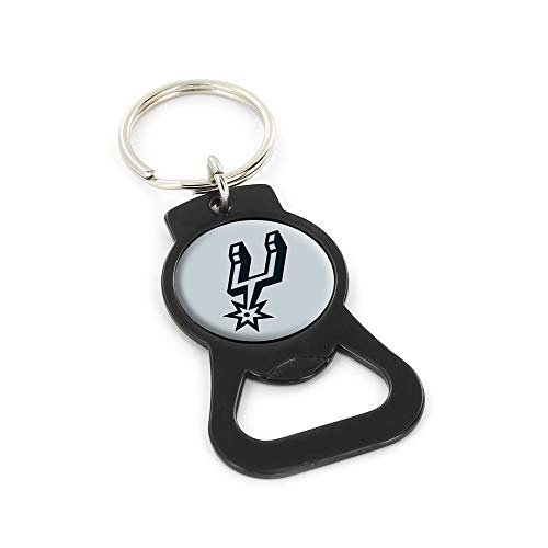 NBA San Antonio Spurs Bottle Opener Keychain, 4, Team Color