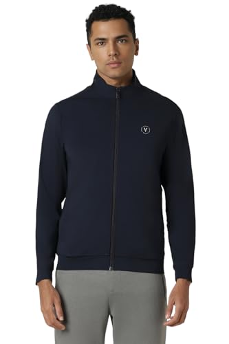 Image of Van Heusen Men's Flex Power Series Full Sleeve Sports Jacket | Zip Front | Perfect for Layering