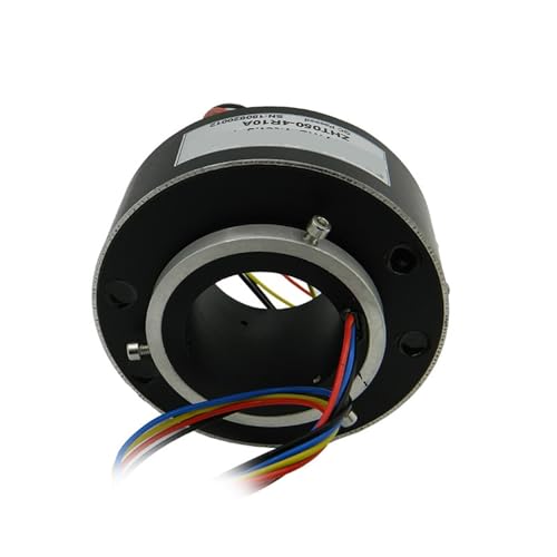 Bague collectrice 50mm 4 voies 10A pour table rotative et connexion électrique continue
