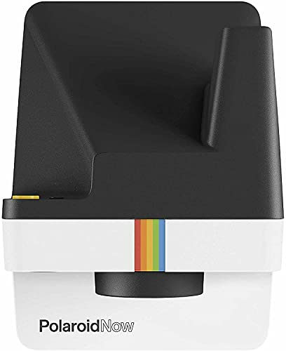 Polaroid Originals Now I-Type Instant Film Camera (Black And White) Bundle With Color Instant Film For I-Type Cameras And Reusable Vintage Accessory Bundle (3 Items) #TOP6