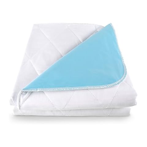 PharMeDoc Washable Bed Pads for Incontinence, Leak Proof and Slip Resistant Pee Pads – 52" x 34" inches – Mattress Protector Bedwetting Pads - Bed Pads for Adults/Pets Pee Pads Cover