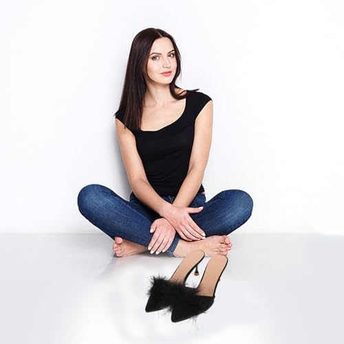 Babies femme haut de gamme style cristal avec plateforme élégante et talons scintillants - 2