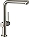 hansgrohe Küchenarmatur Talis M54 (Wasserhahn Küche mit Schlauchbox, 360° schwenkbar, ausziehbarer Auslauf, hoher Komfort-Auslauf 270mm, Standardanschlüsse) Edelstahl Finish
