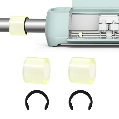 CATOSUM 2 Pcs Rubber Roller Resolution & 2 Pcs Replacement Compatible with Cricut Maker/Maker 3