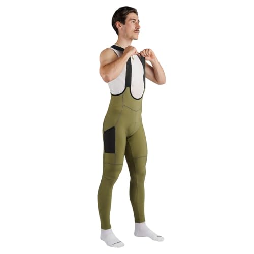 GripGrab Culotte Ciclismo Hombre Largo PACR Culotte Invierno con Tirantes Térmico Badana Alta Densidad Repelente al Agua