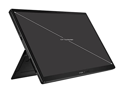 Image of ASUS ROG Flow Z13 Gaming Tablet, 13.4 inch 4K Display, RTX 3050 Ti, 12th Gen Intel Core i9, 16GB RAM, 1TB SSD, XG Mobile Dock (RTX 3080), Detachable RGB Keyboard, Stylus, Win11, GZ301ZE-XS94-B