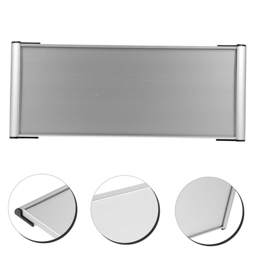 Support de plaque de porte aluminium double face Luxshiny x3 - 7