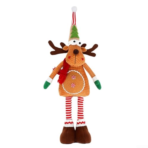 MeevrgR Verstellbare Weihnachtselch-Figur mit Teleskopbeinen...