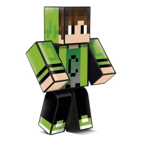 Boneco Cadres Gamer Turma do Problems -Pequeno 25cm Minecraft You...