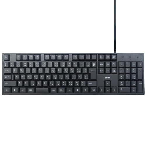 WINTEN �L���L�[�{�[�h WT-KBU01-BK ���^ �y�� �p�\�R���L�[�{�[�h USB�ڑ� �e���L�[���� 109�L�[ �p�x������ Windows