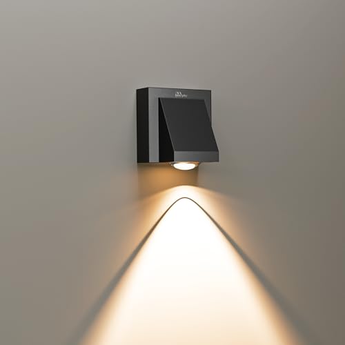 Murphy K-LITE Single Ray Wall Light Pack of 4 | IP66 Waterproof | 300 Lumens | 2 Years Warranty | BIS Approved | 2.5kV Surge Protection | Up Down Light for Gate, Balcony & Garden