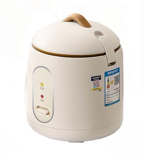 Mini Rice Cooker 1.2L-200W,Small-scale Electric Rice Cooker With Aluminum Alloy Non Stick Inner Liner,for Family Dormitory (B)