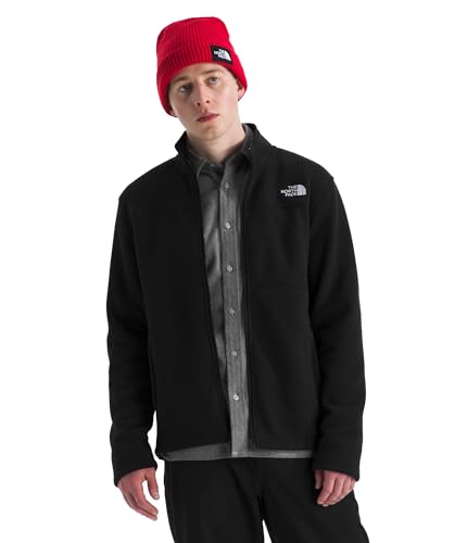 The North Face Men's Gordon Lyons Full Zip Jacket | Cold Weather Top with Zippered Hand Pockets, TNF Black Heather, Large