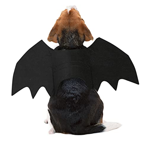Disfraz de alas de fieltro Halloween para perros y gatos