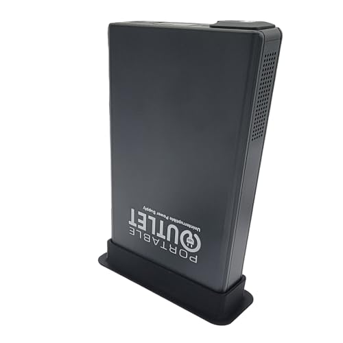 Portable Outlet 159Wh Uninterruptible Power Supply and Battery with Stand - 110-240V UPS Backup Power for Alternating Pressure Mattresses, Hospital Beds & More