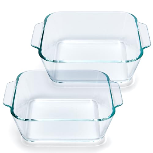 Glass Square Baking Dish 2 Pack