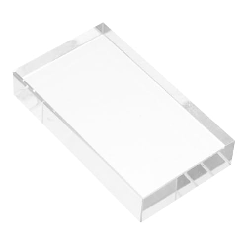 STOBAZA Optical Lens Prism for Sun Catcher Prism Glasses Experiment First Optical Prism Ornament Photography Prism Decorations Glass Brick Prisms for Science Optical Glass Transparent