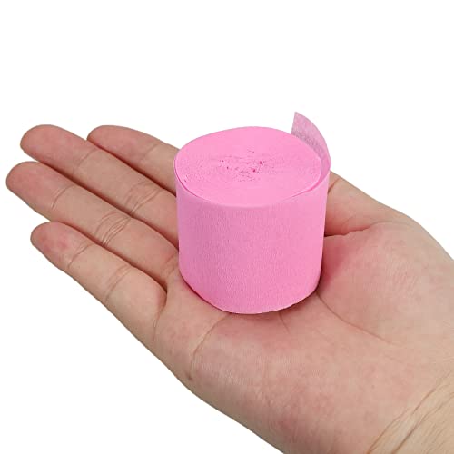 Meccanixity Crepe Paper Streamers 12 Rolls 32Ft In 6 Colors For Rainbow Party Decorations Wedding Ceremony Birthday Christmas Decoration(Red/Yellow/Light Blue/Light Green/Purple/Pink) #TOP4