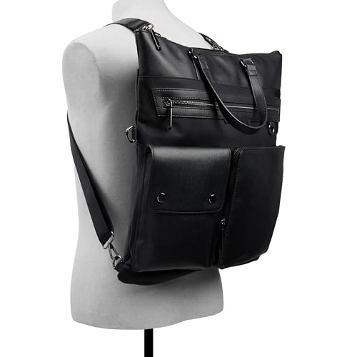 ALDO Men's Comaridx Backpack, Medium, Open Black4