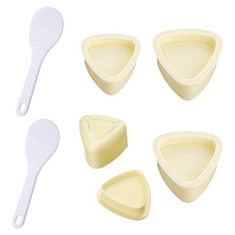 Molde para Sushi de Vientiane, 4 Moldes Triangulares para Sushi Cover