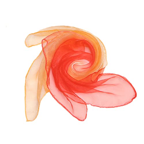 Juggling Dance Scarves Set 24pcs Gradient Silk Scarves Performance Random Color4