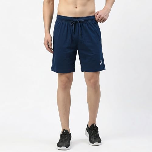 Image of Amul Comfy Men Ultra Soft Cotton-Rich Drawstring Lounge Shorts