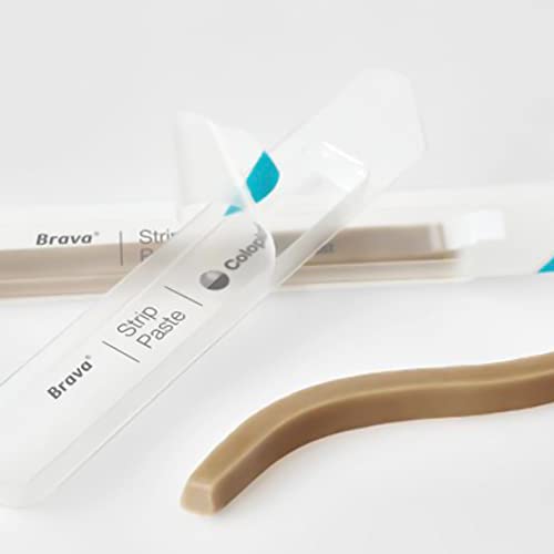 brava alcohol-free ostomy barrier moldable strip paste 2 oz 1 count 10 packs 10 total