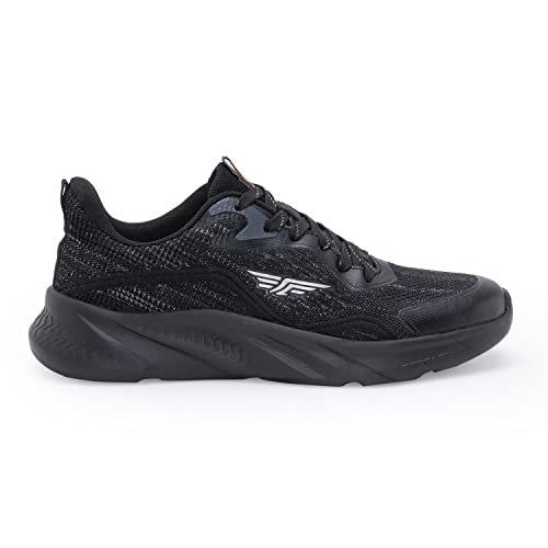 Image of Red Tape Men Black Walking Shoes