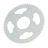 VBESTLIFE T8F 64T Chainring Steel Sprocket 54mm 4 Hole for 47cc 49cc Mini Motorcycle ATV Go Kart Replacement Parts