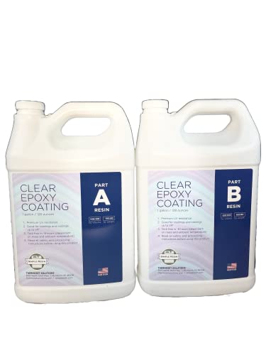 Clear Epoxy Coating (2 Gallon kit (17.3 Pound kit))