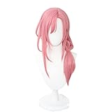 QWIFCMJF Cosplay Wig L-email wig SK8 the Infinity Cherry Blossom Cosplay Wig SK8 Kaoru Cosplay Pink Long Wig Halloween Synthetic Hair Heat Resistant
