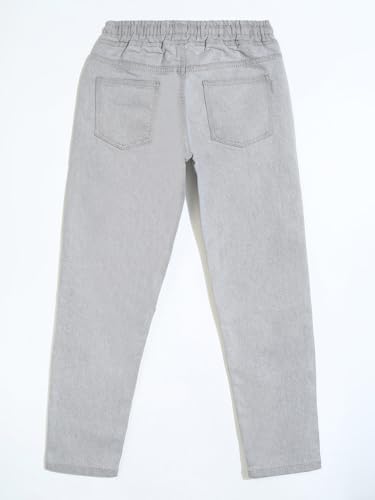 Image of Urbano Juniors Boy's Regular Fit Mid Rise Washed Denim Jogger Jeans Stretchable